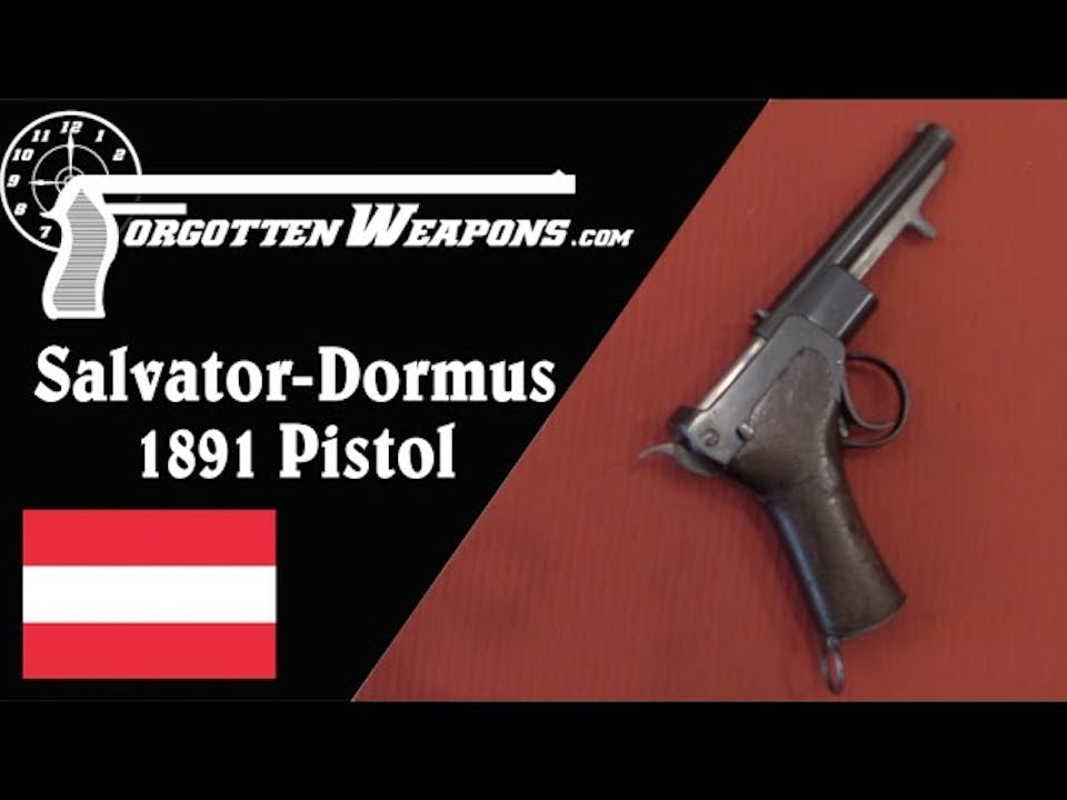 1891 SalvatorDormus The First Automatic Pistol History of Weapons & War