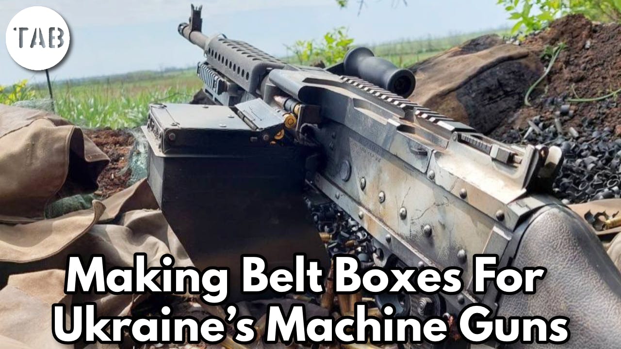 Making Belt Boxes For Ukraine’s Machine Guns - History of Weapons & War