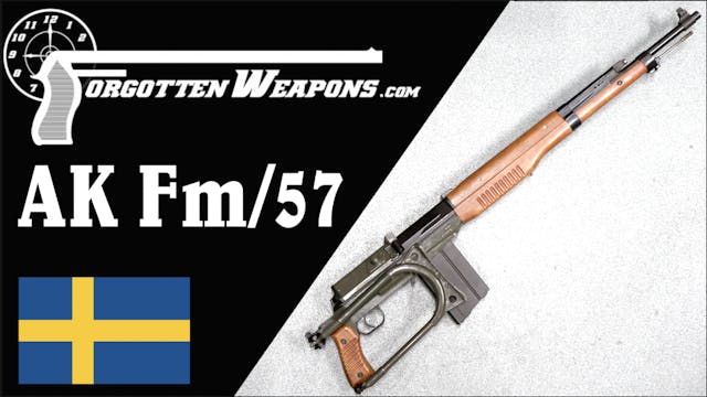 Swedish Paratrooper Prototype: AK Fm/57
