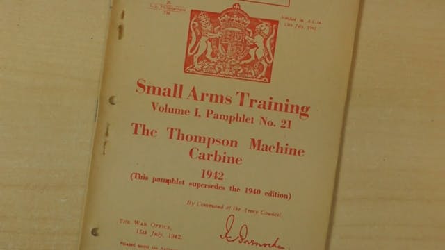 WW2 British Army Thompson Submachine ...