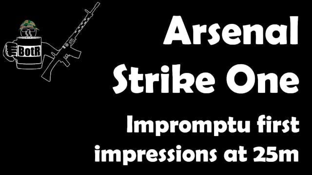 Arsenal Strike One Pistol: First Impr...