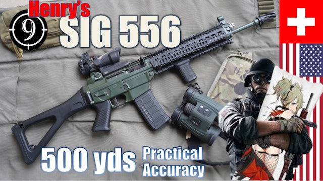 SIG 556 [ American SG 551] 500yds: Practical Accuracy | Henry's "AK5c at home"