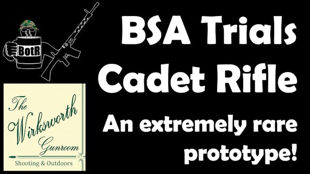 BSA Cadet Trials Rifle: Competitor To...