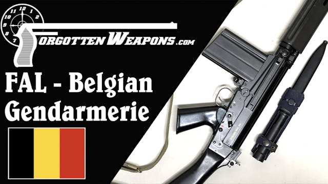 Belgian Gendarmerie FAL w/ DSA Receiver