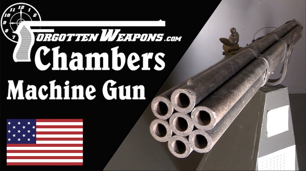 Chambers Flintlock Machine Gun from the 1700s History of Weapons & War