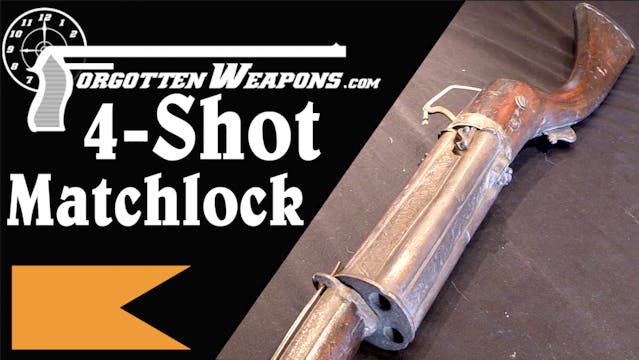 Indian 4-Shot Repeating Matchlock Tor...