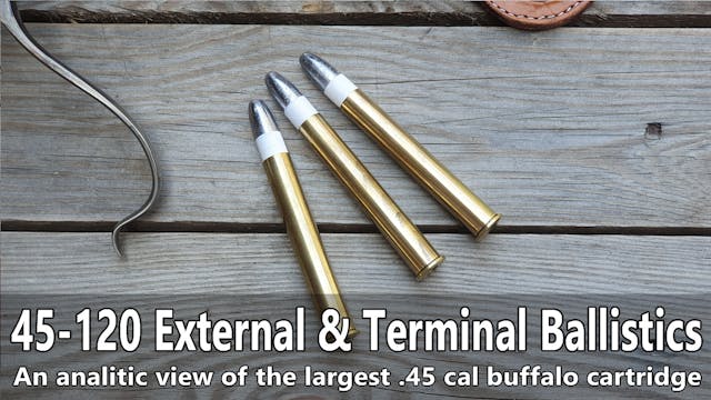 External and terminal ballistics of t...