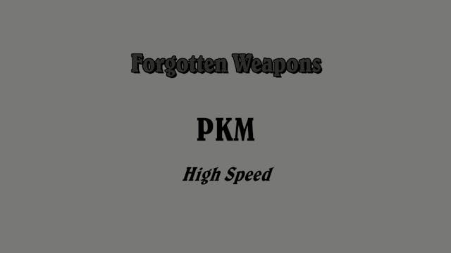 Slow Motion: PKM Machine Gun