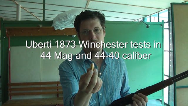 Uberti 1873 Winchester 44WCF rifle vs...
