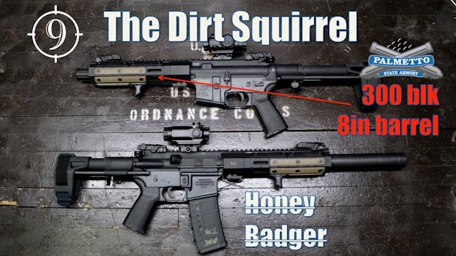 The Dirt Squirrel (PSA 300blk 8in bar...
