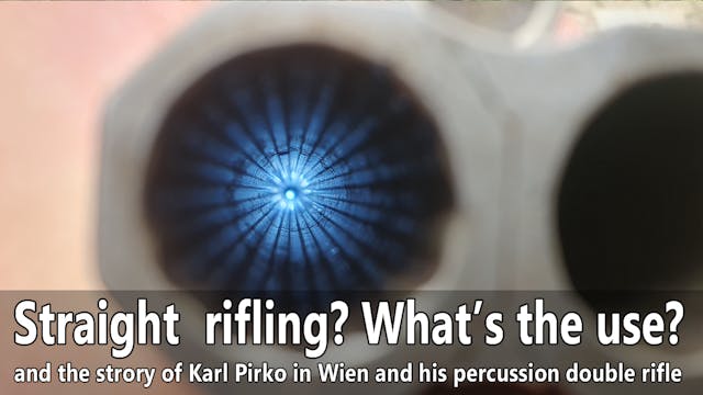 The straight rifling and the over-und...