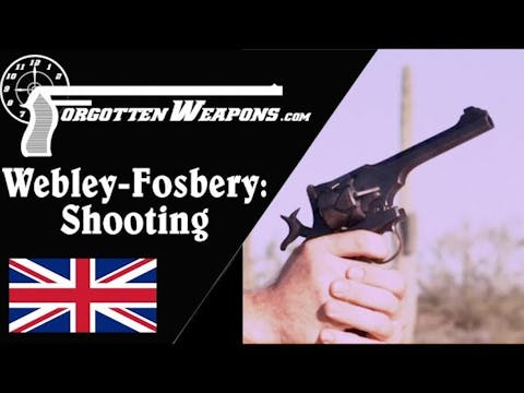 Shooting the Webley-Fosbery Automatic...