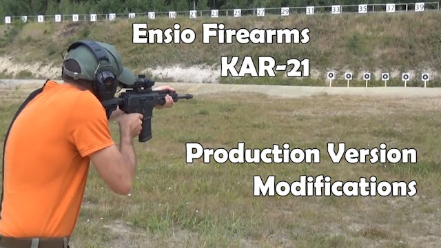 Ensio Firearms KAR-21: Modifications ...