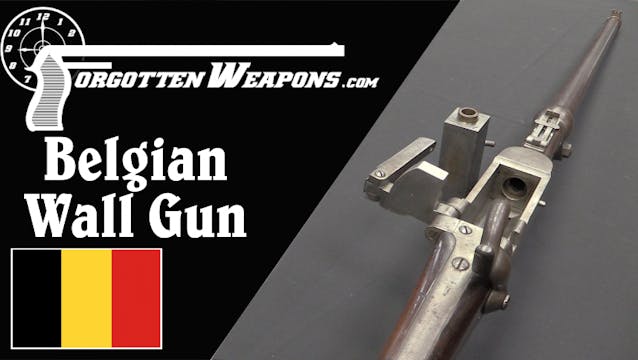 Belgian .75 Caliber Percussion Wall Gun