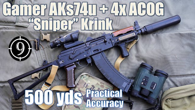 Sniper Krink [AKs74u] 4x ACOG to 500y...