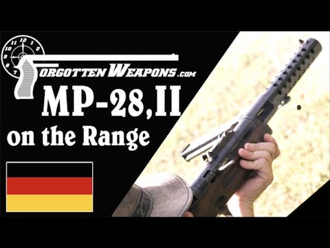 The Schmeisser MP-28,II at the Range