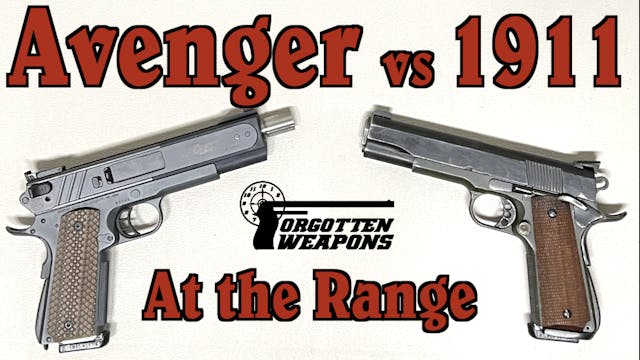 Hogue Avenger vs M1911 at the Range