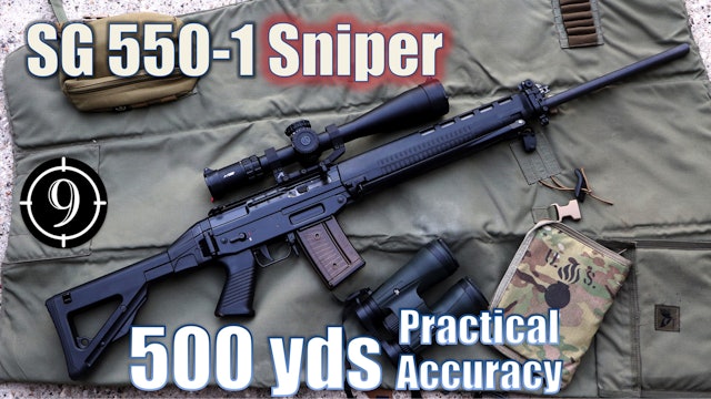 SG 550-1 Sniper to 500yds: Practical Accuracy - Krieg 550 from Counterstrike