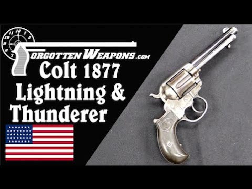 Colt's First Double Actions: The 1877 Lightning & Thunderer - History ...