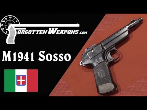 Sosso 1941 Italian Prototype Pistol