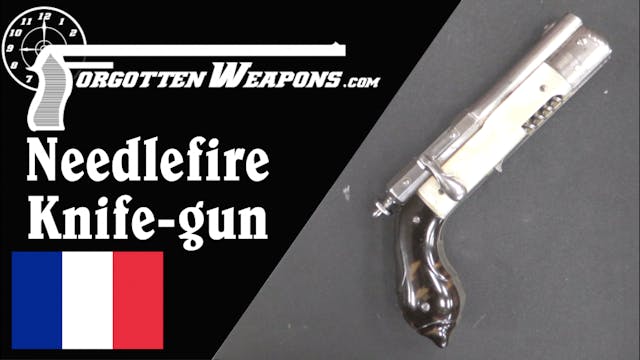 Parisian Needlefire Knife-Pistol Comb...