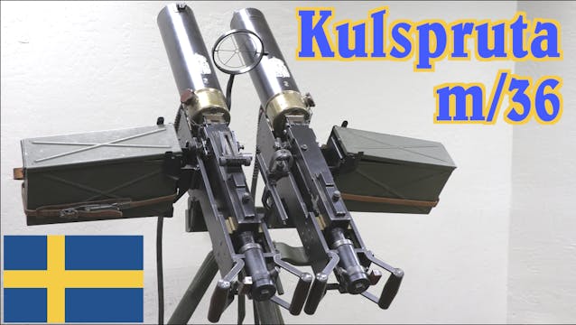 Swedish Kulspruta m/36 Double Brownin...