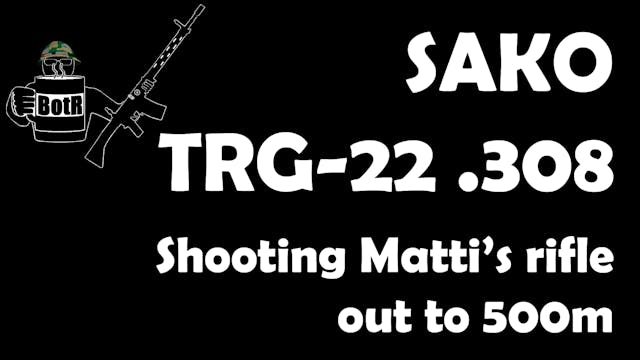 SAKO TRG-22 In .308 Win Out To 500m