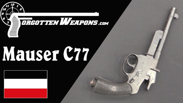 Mauser 1877 Single-Shot Pistol