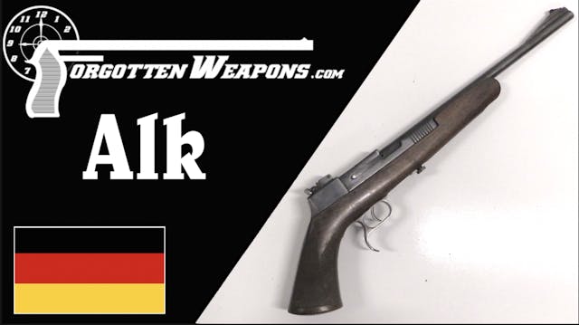 "Alk" - A Unique German Target Pistol