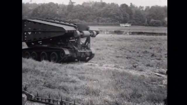 Covenanter Bridgelayer In Action