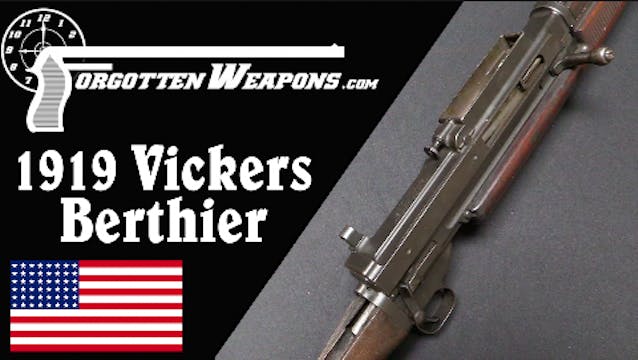 Vickers-Berthier 1919 US Trials Rifle...