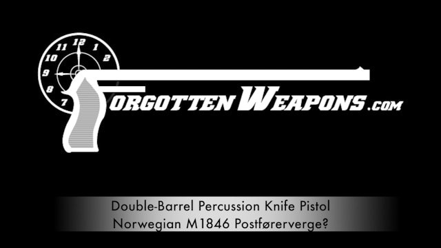 Norwegian 1846 Postførerverge Knife-Pistol?