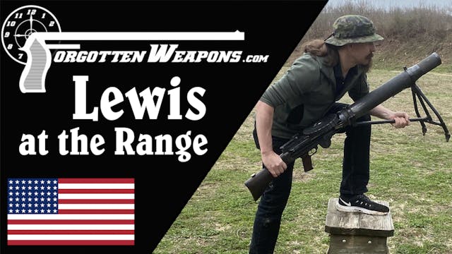 .303 Lewis Gun at the Range