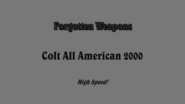 Slow Motion: Colt All-American 2000