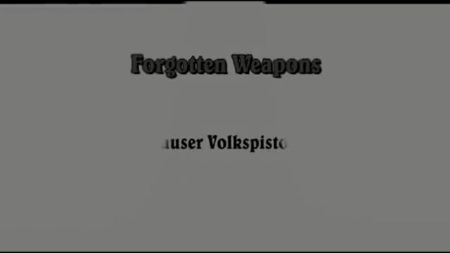 Mauser Volkspistole