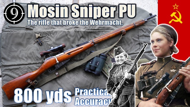 Mosin Nagant M91/30 PU Sniper to 800yds: Practical Accuracy
