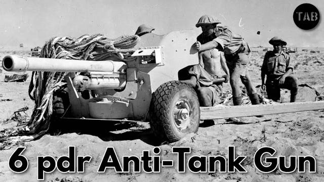 British 6 pdr Anti-Tank Gun