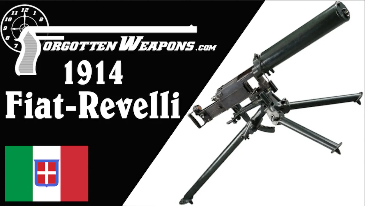 Italy's WW1 Heavy Machine Gun: FIAT-Revelli Modello 1914 - History of ...