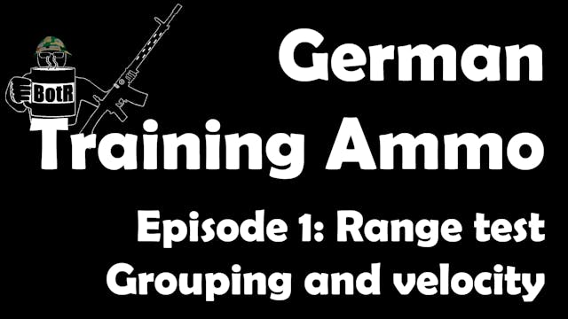 German Plastic Training Ammo 1: Range...