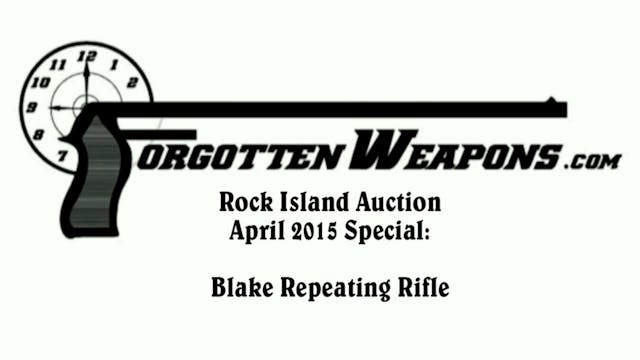 Blake Bolt Action Rifle