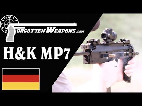Shooting the H&K MP7