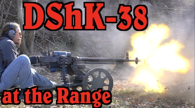 Russia's Big Fifty on the Range: DShK-38