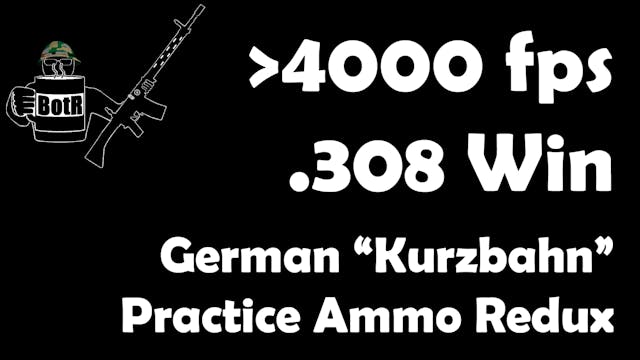 4000+fps .308 Win? Yes really! German...