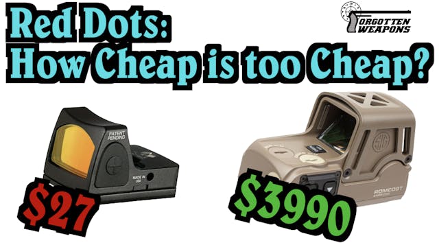 Red Dots: How Cheap is too Cheap? (fe...