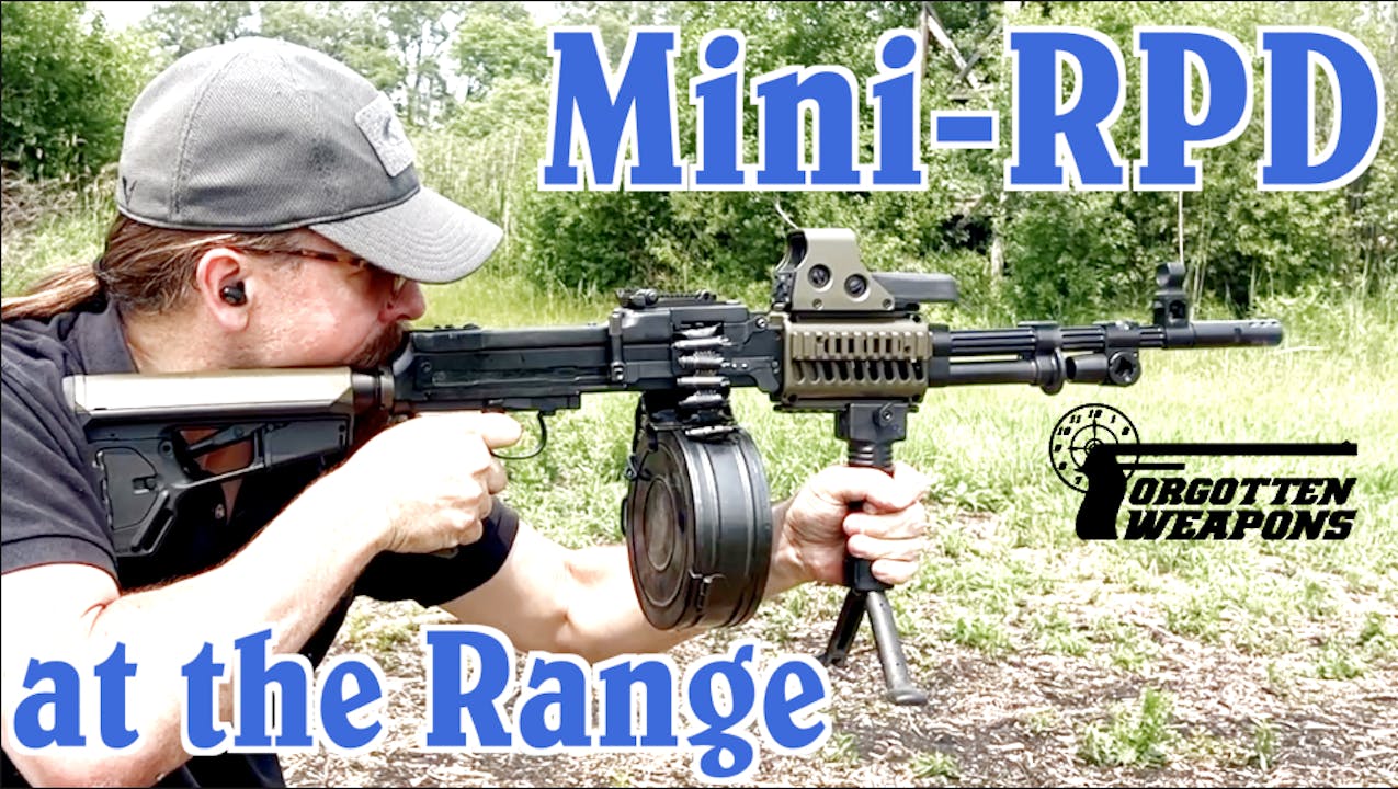 Modernized Mini-RPD at the Range - History of Weapons & War