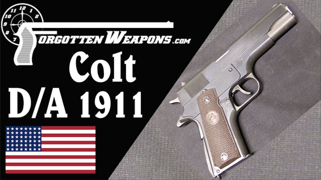 Colt Prototype Double Action 1911