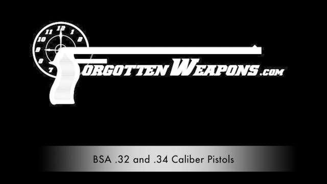 BSA's Experimental .34 Caliber Pistols