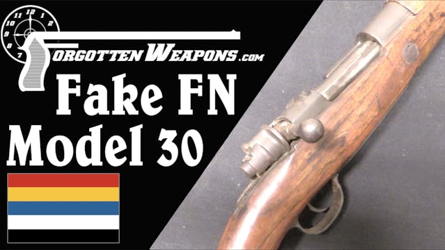 Chinese Mystery Mauser: Fake FN Model 30