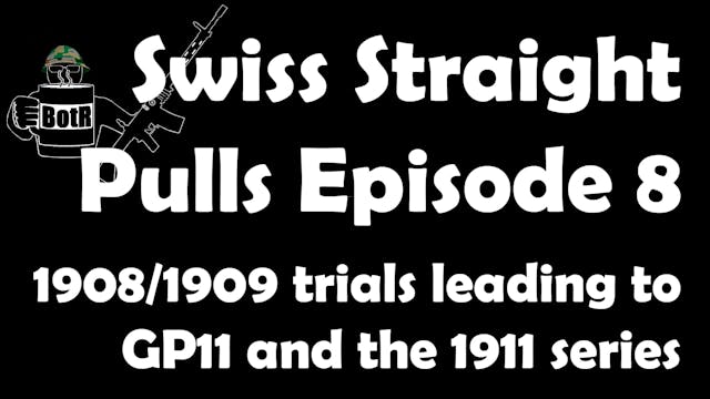 Swiss Straight Pulls 8: 1908/1909 Tri...