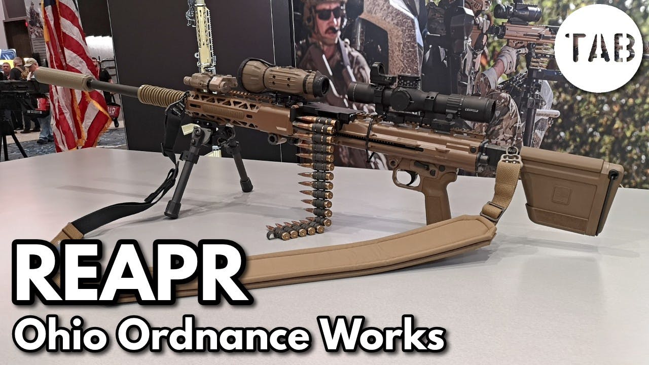 Ohio Ordnance Works REAPR .338NM Machine Gun Heavy MGs History